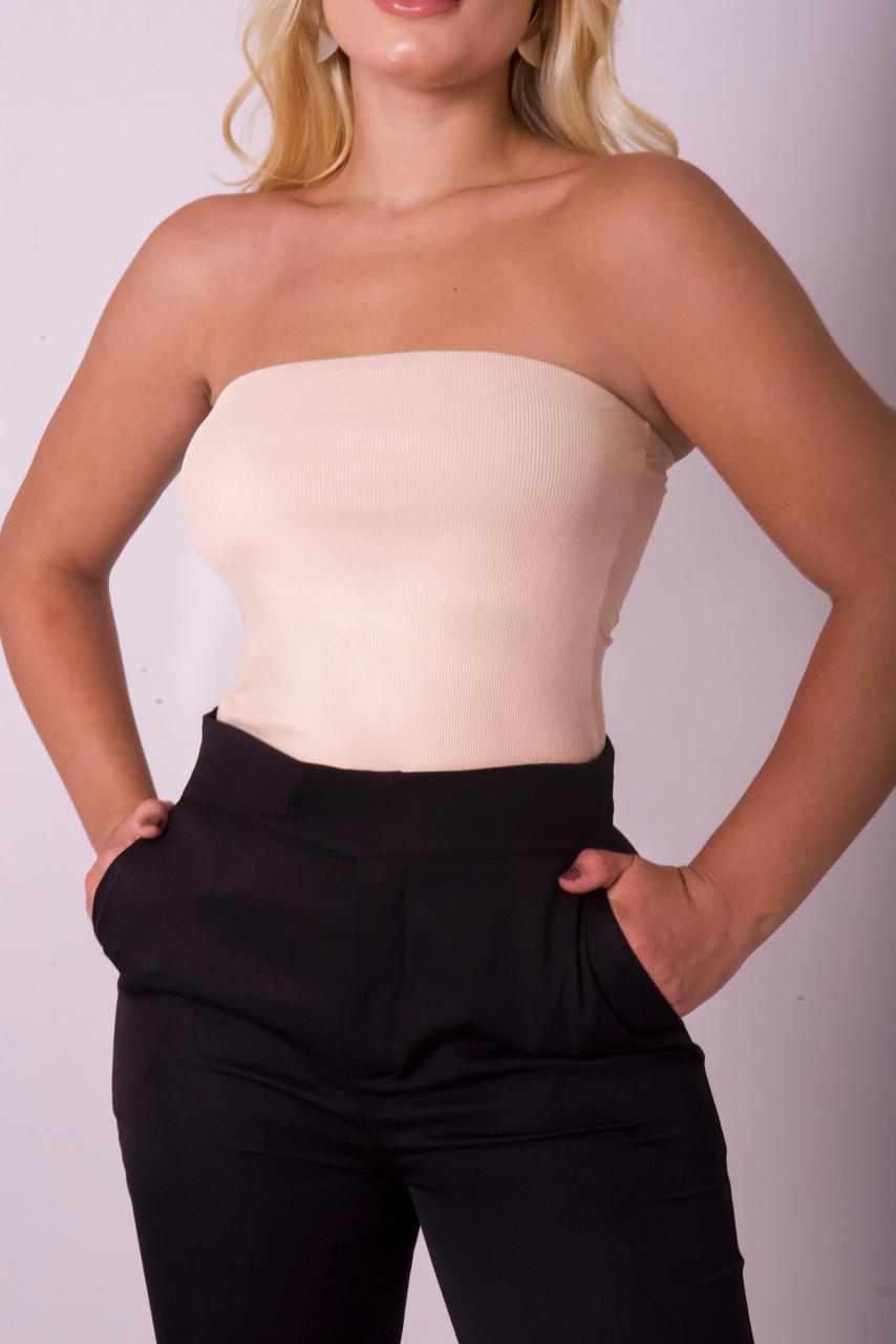 Body Tomara que Caia Ribana Canelada